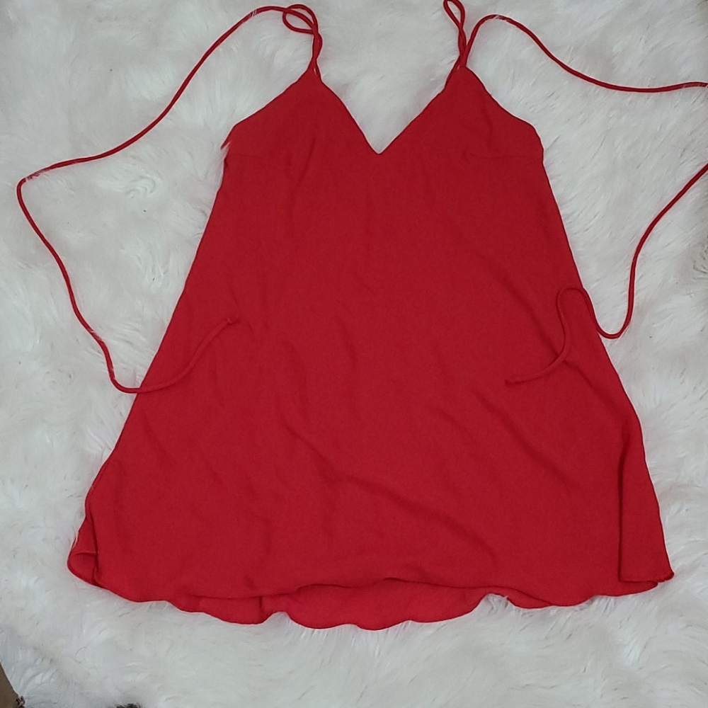 Brand new red spaghetti strap dress
